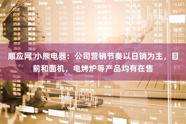 顺应网 小熊电器：公司营销节奏以日销为主，目前和面机，电烤炉等产品均有在售