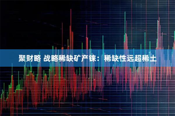 聚财略 战略稀缺矿产铼：稀缺性远超稀土