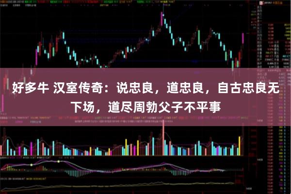 好多牛 汉室传奇：说忠良，道忠良，自古忠良无下场，道尽周勃父子不平事